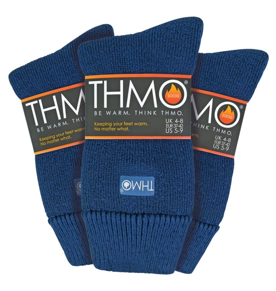 THMO - 3er-Pack Multipack Damen Dicke Winter Warme Socken mit Comfort Top - Image 1