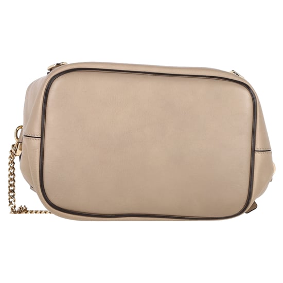 Chloé Faye Rucksack aus beigem Leder und Wildleder - Image 4
