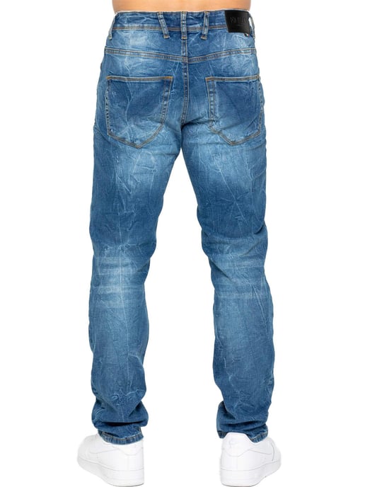 Enzo | Herren Ripped Denim Jeans - Image 3