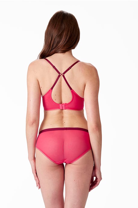 Delicate Lace Non Wired Bra - Watermelon