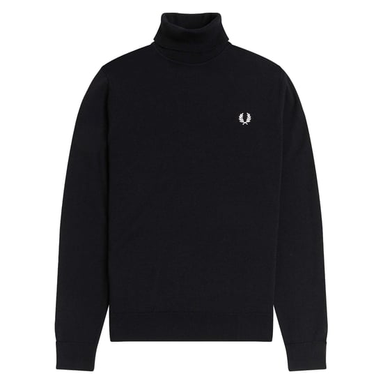 Schwarzer Fred Perry Rollkragenpullover - Image 1