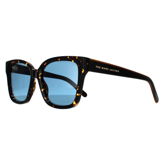 Marc Jacobs Square Womens Havanna Schwarz Blau Avio Sonnenbrille - Image 2