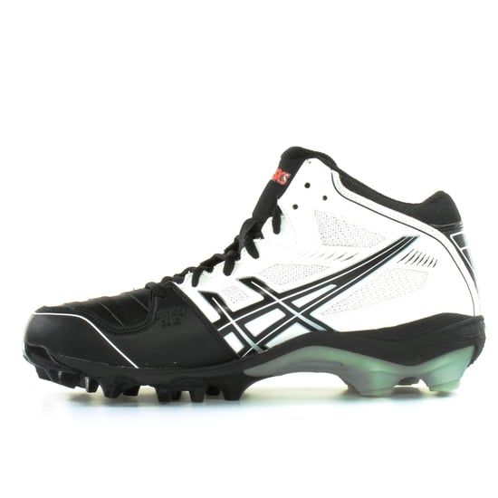 Asics Gel-Crossover 5 Turf Schwarz Weiß Synthetik Herren Sportschuhe - Image 4
