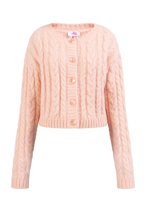 Mymo Strickjacke Damen rosa - Image 1