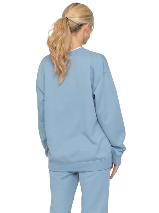 Enzo Womens Oversized Sweatshirt - Blau - Image 4