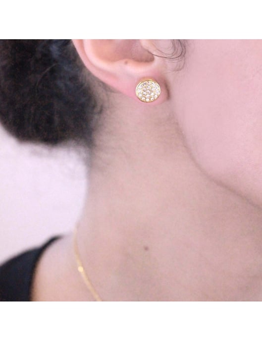 Rundes Set - Gold und Kristall - Image 4