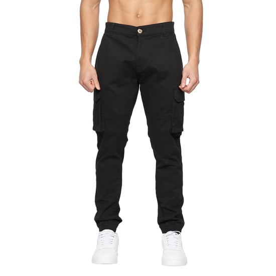 Crosshatch - "Frentons" Cargo-Hose für Herren (Schwarz) - Image 1