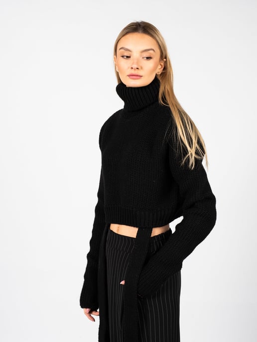 La haine Inside US Pullover LW614 Damen schwarz - Image 3
