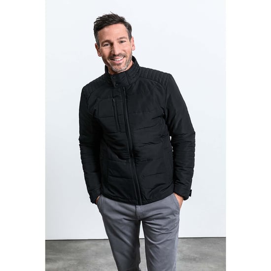 Russell - "Cross" Steppjacke für Herren (Schwarz) - Image 4