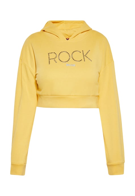 Mymo Kapuzenpullover Damen gelb - Image 1
