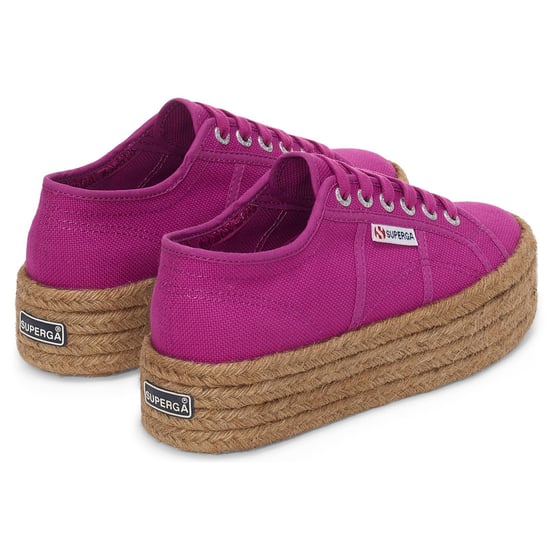 Superga 2790 Rope 100% Baumwolle Damen Violett Lila Turnschuhe - Image 2