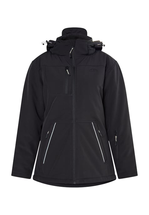 ICEBOUND Softshelljacke Damen Schwarz - Image 1