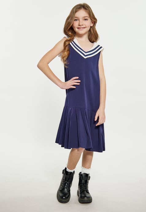 Dreimaster Kleid Mädchen (Kids) Marine - Image 2