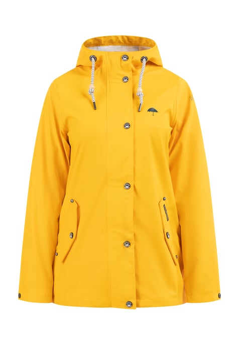 Schmuddelwedda Regenjacke Damen Sonnengelb-271 - Image 1