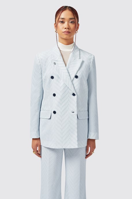 Iris Slim Fit Blue Jacket