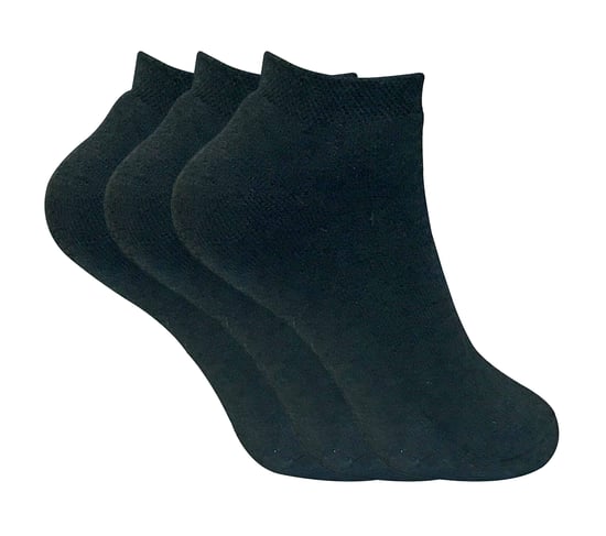 3 Paar Damen gepolstert farbigen Low Cut Ankle Thermal Trainer Socken - Image 1