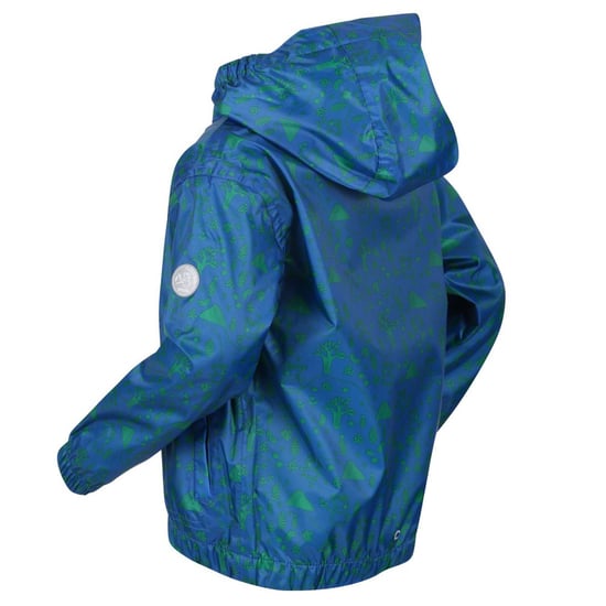 Regatta Childrens/Kids Muddy Puddle Peppa Pig Hooded Waterproof Jacket (Oxford Blue)