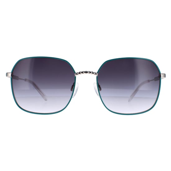 Elle Square Womens Green Blue Grey Gradient 14911