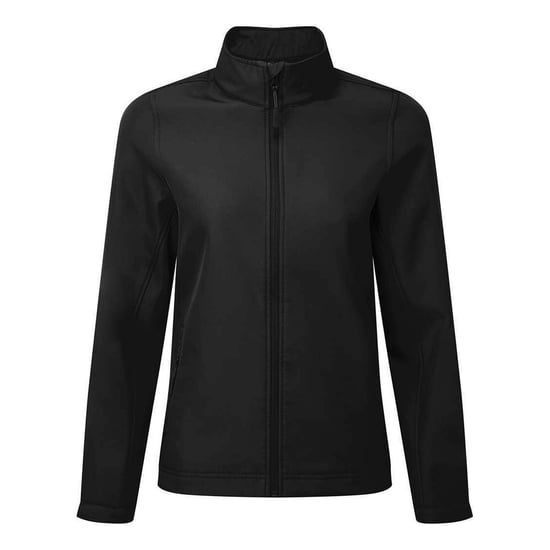 Premier Womens/Ladies Windchecker Soft Shell Jacket (Deep Grey) - Image 1