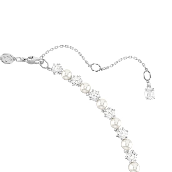 Swarovski 'Matrix Pearl' Damenhalskette aus Basismetall - Silber 5689623 - Image 3