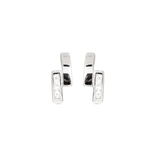 Luxenter Vuta Silber und Cz Brillant Ohrringe - Image 1