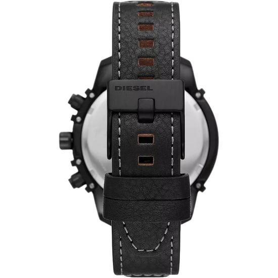 Diesel DZ4576 Griffed Chronograph Black Leather Watch