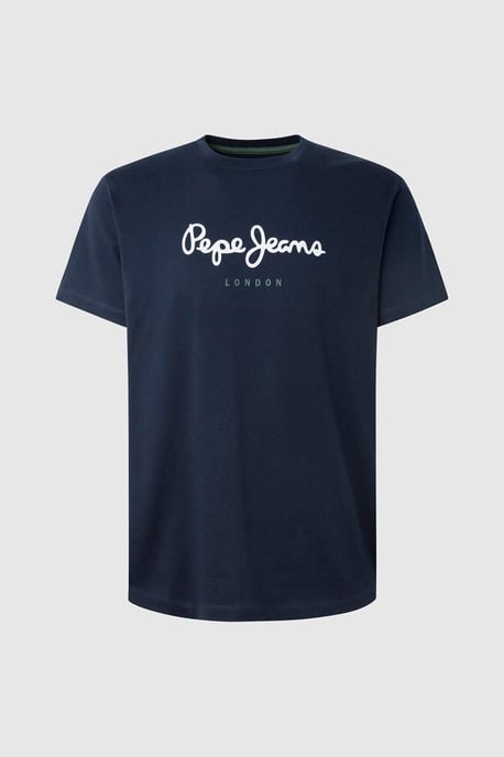 Eggo Logo T-Shirt Navy - Image 4