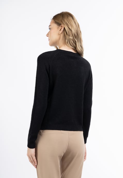 Dreimaster Strickpullover Damen schwarz - Image 4