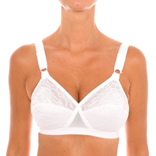 P0165 women's non-wired and non-padded lace bra for natural bust support