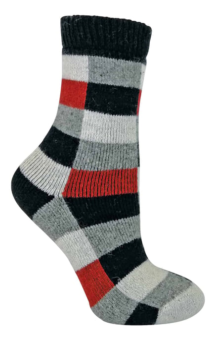 Sock Snob - Atmungsaktive Socken aus Wollmischung mit Karomuster - Image 1
