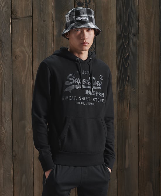 Superdry Vintage Logo Shirt Shop Bonded Hoodie