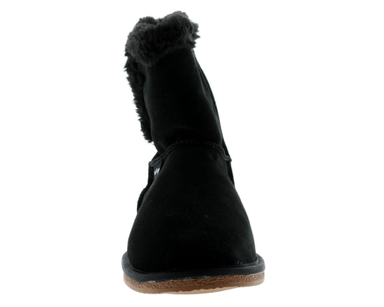 Hush Puppies Womens Stiefel Ashleigh Leder Slip On schwarz - Image 3