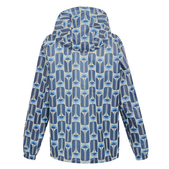 Regatta Womens/Ladies Orla Kiely Tall Flowers Packaway Waterproof Jacket (Navy)