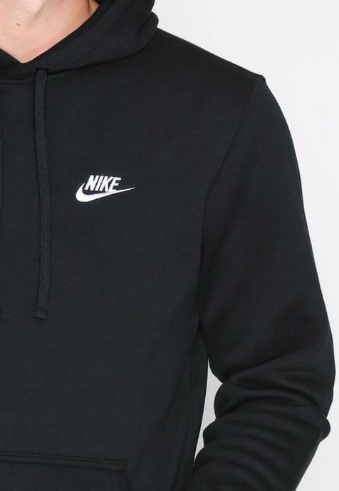 Nike Herren Sportswear Club Fleece-Trainingsanzug mit Kapuze in Schwarz - Image 3
