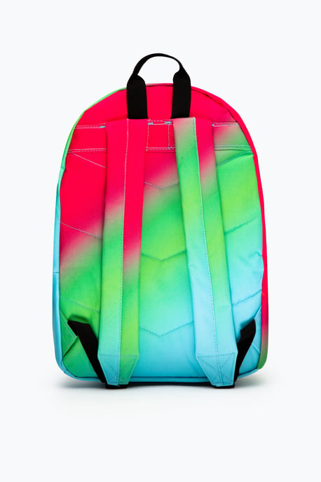 Hype Asymmetric Pink To Blue Fade Backpack