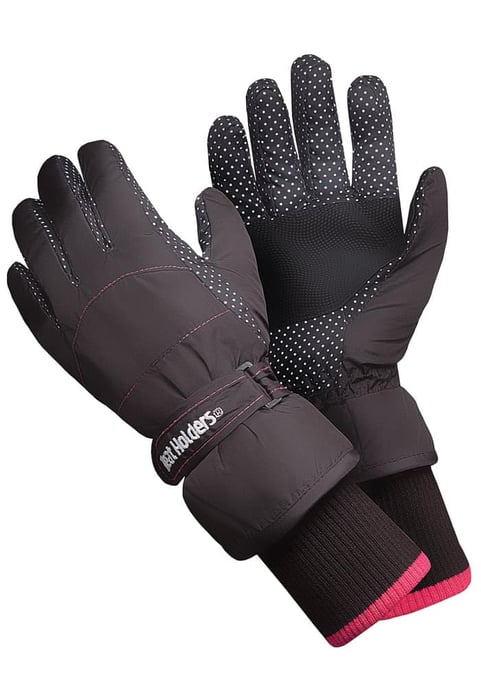Extra gepolsterte, wasserdichte, isolierte, thermische Winter-Skihandschuhe für Damen - Image 1