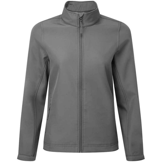 Premier Womens/Ladies Windchecker Soft Shell Jacket (Dunkelgrau) - Image 1