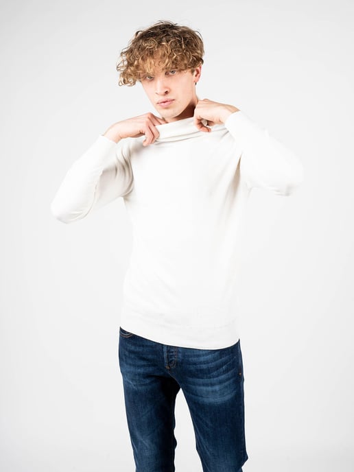 Xagon Man Pullover Turtleneck Herren cremig - Image 5