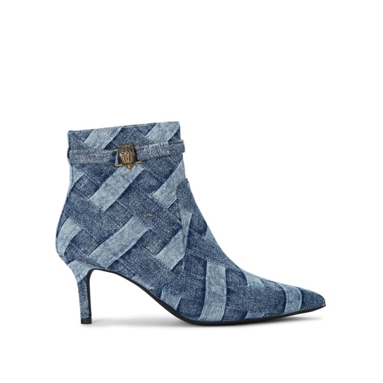 Kurt Geiger London Denim Kensington Flexi Ankle Boots