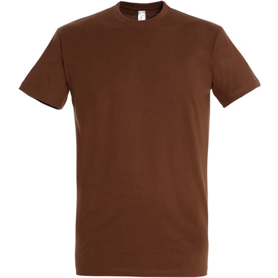 SOLS Mens Imperial Heavyweight Short Sleeve T-Shirt (Erde) - Image 1
