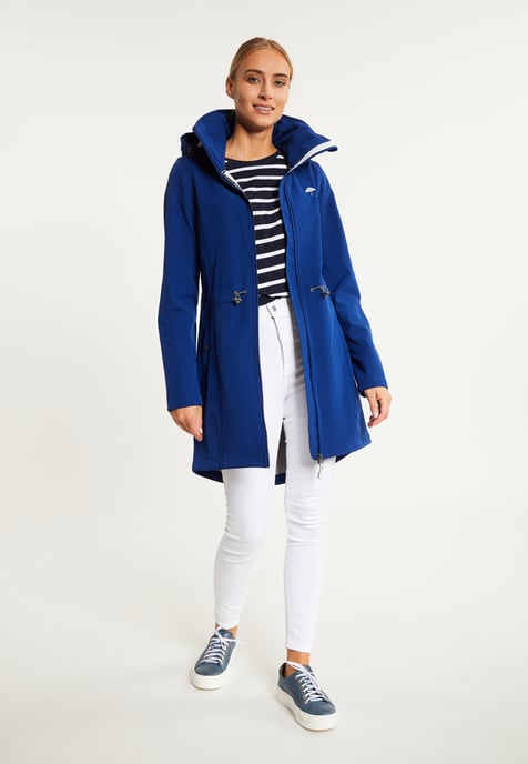 Schmuddelwedda Softshell-Mantel Damen KÖNIGSBLAU-280 - Image 2