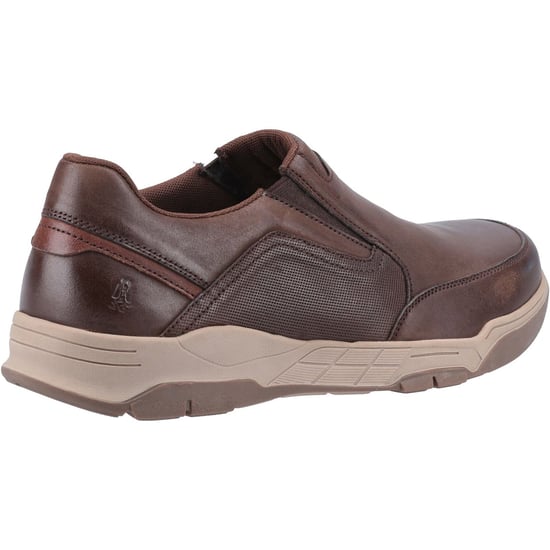 Hush Puppies Fletcher Leder Herren Kaffee Loafers - Image 2
