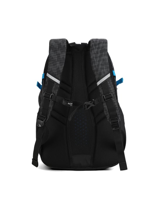 Aoking Rucksack Unisex BLACK AND BLUE - Image 4
