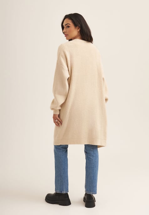 Feinstrick Strickjacke Kante an Kante - Image 3