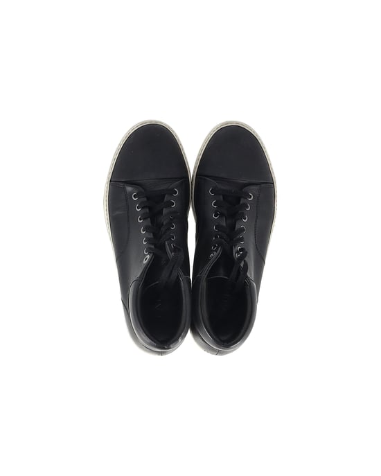 Lanvin Mid-Top Sneakers aus schwarzem Leder - Image 5
