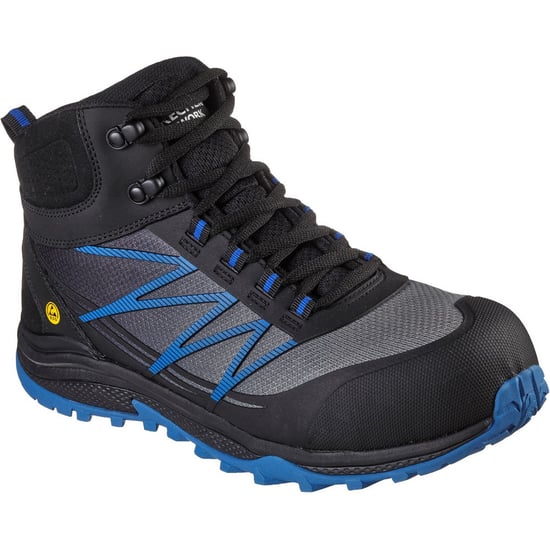 Skechers Herren Puxal Firmle Schnür-Sicherheitsschuhe mit Zehenschutz - Image 1
