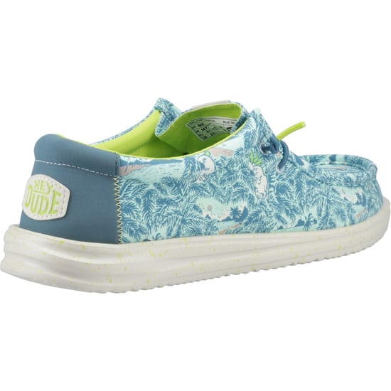 HEYDUDE Wally H2O Tropical Nylon Herren Blau Tropical Bootsschuhe - Image 2