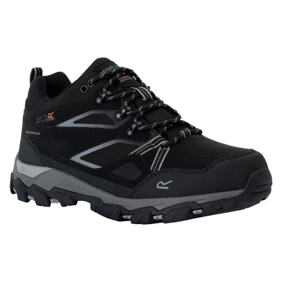 Regatta - Herren Wanderstiefel "Holcombe 3" (Schwarz/Granitgrau) - Image 4