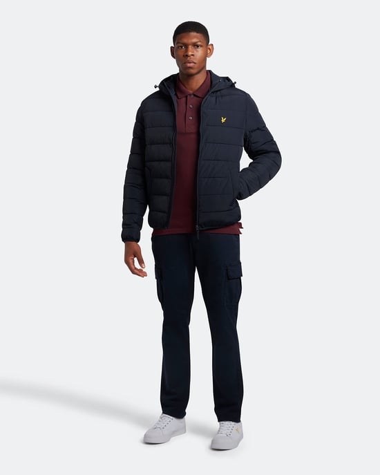 Lyle & Scott Plain Polo Shirt in Burgundy