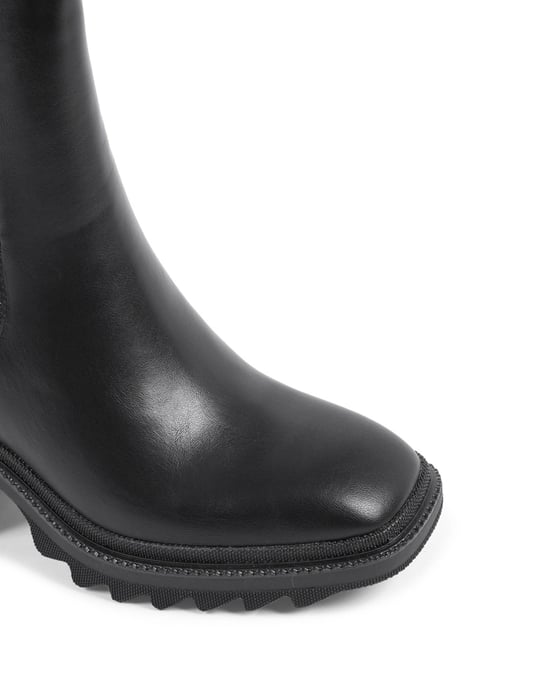 V Italia Damen Stiefeletten Schwarz 181-87 Nero - Image 4